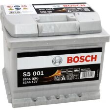 Автомобильный аккумулятор Bosch S5 001 (552401052) 52 А/ч