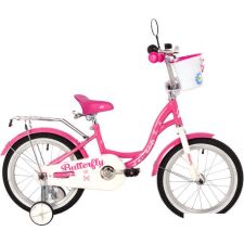 Детский велосипед Novatrack Butterfly 16 2023 167BUTTERFLY.PN23 (розовый)