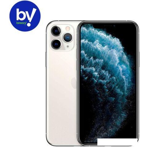 Смартфон Apple iPhone 11 Pro 64GB Воcстановленный by Breezy, грейд B (серебристый)