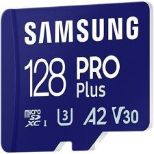 Карта памяти Samsung PRO Plus microSDXC 128GB MB-MD128SA/EU (с адаптером)