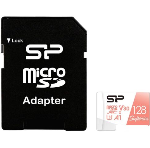 Карта памяти Silicon-Power Superior A1 microSDXC SP128GBSTXDV3V20SP 128GB