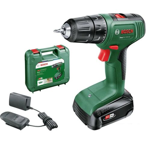 Дрель-шуруповерт Bosch EasyDrill 18V-40 06039D8004 (с 1-им АКБ, кейс)