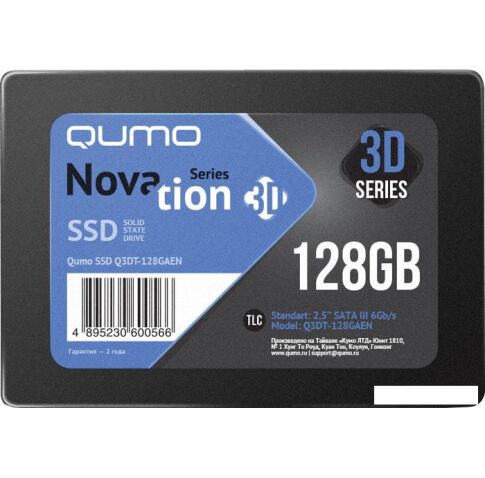 SSD QUMO Novation 3D TLC 128GB Q3DT-128GAEN