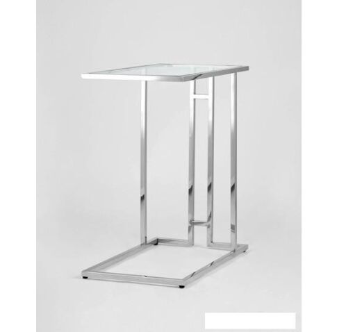 Журнальный столик Stool Group Бостон 50x32 EET-061-C (прозрачное стекло/сталь серебристый)