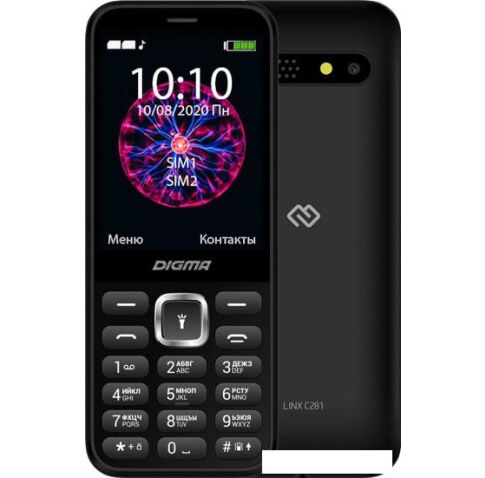 Мобильный телефон Digma Linx C281 (черный)