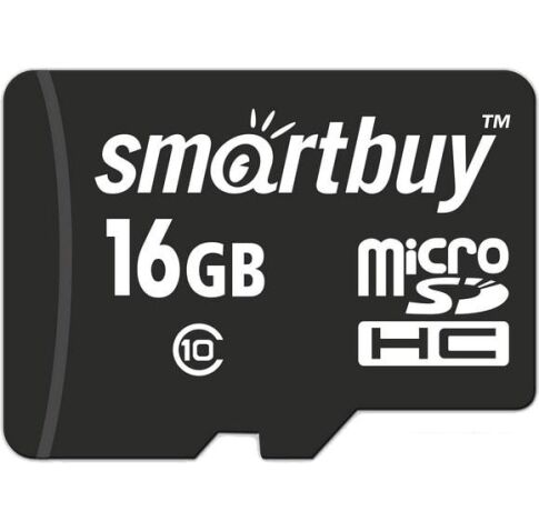 Карта памяти Smart Buy microSDHC SB16GBSDCL10-00LE 16GB