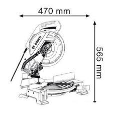 Дисковая пила Bosch GCM 10 MX Professional [0601B29021]