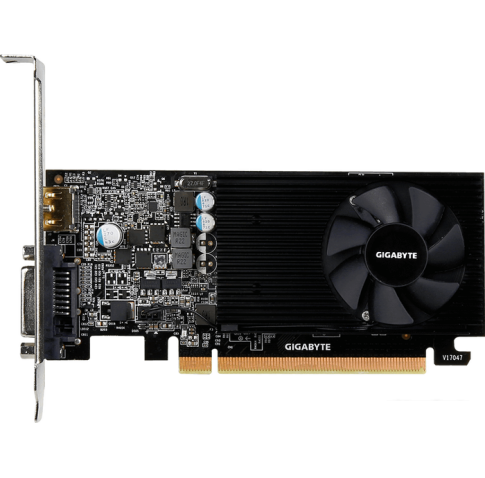 Видеокарта Gigabyte GeForce GT 1030 Low Profile 2GB [GV-N1030D5-2GL]