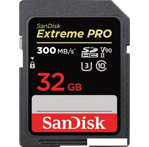 Карта памяти SanDisk Extreme PRO SDHC SDSDXDK-032G-GN4IN 32GB