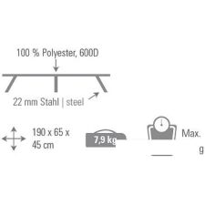 Раскладушка High Peak Oviedo 44160