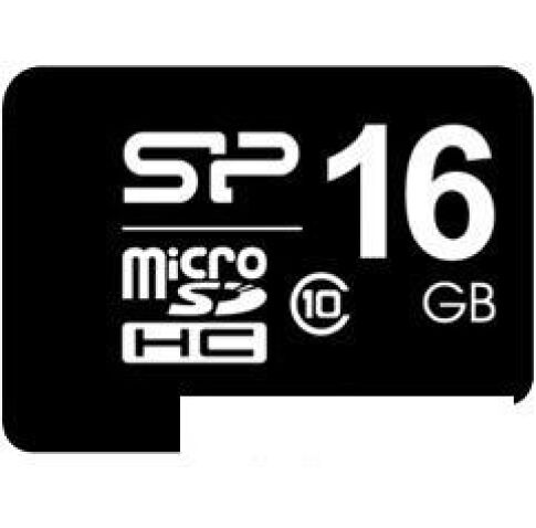 Карта памяти Silicon-Power microSDHC (Class 10) 16GB (SP016GBSTH010V10)