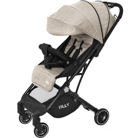 Коляска прогулочная «книга» Baby Tilly Bella T-163 (linen beige)