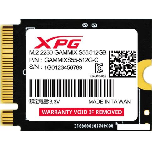 SSD ADATA XPG Gammix S55 512GB SGAMMIXS55-512G-C