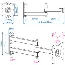 Кронштейн Kromax DIX-15W (белый)