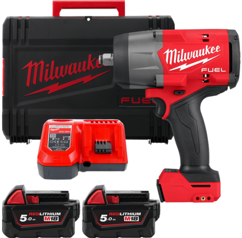 Гайковерт Milwaukee M18 FUEL M18FHIW2F12-502X 4933492783 (с 2-мя АКБ, кейс)