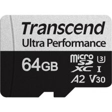 Карта памяти Transcend microSDXC 340S 64GB (с адаптером)