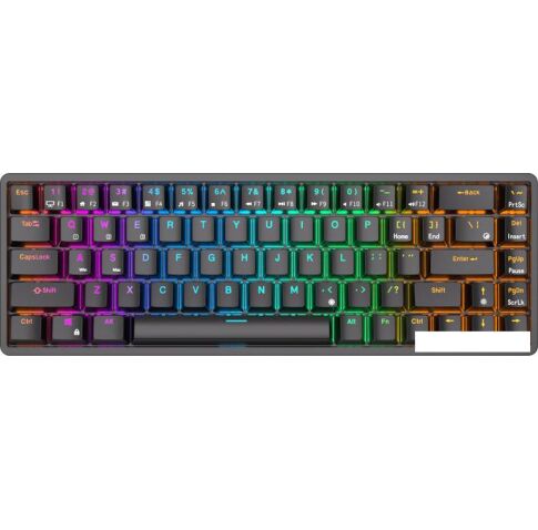 Клавиатура Royal Kludge RKG68 RGB (черный, RK Red)