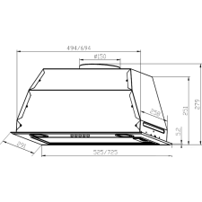 Кухонная вытяжка LEX GS Bloc P 900 (белый)