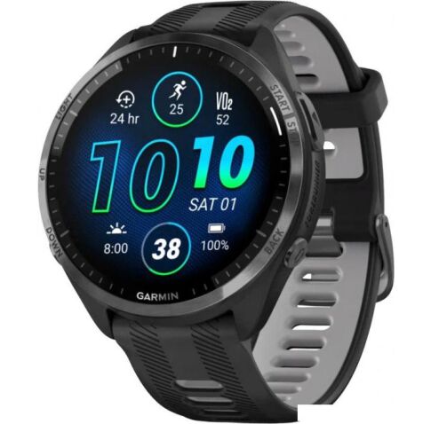 Умные часы Garmin Forerunner 965 (черный/серый)