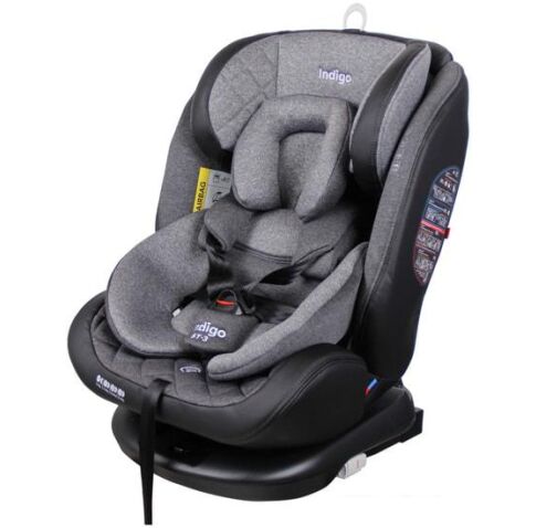 Детское автокресло Indigo Aero Isofix (серый)