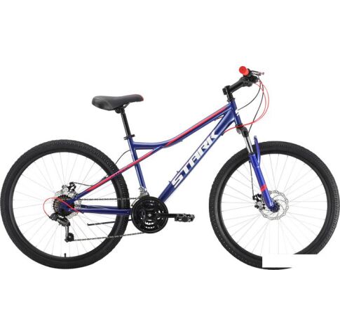 Велосипед Stark Slash 26.1 D Steel р.16 2022 (синий/красный)