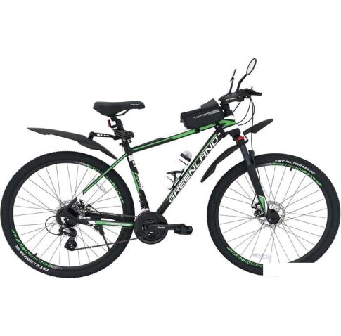 Велосипед Greenland Legend 29 (черный/зеленый)
