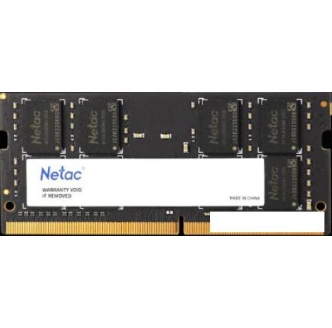 Оперативная память Netac Basic 16GB DDR4 SODIMM PC4-21300 NTBSD4N26SP-16