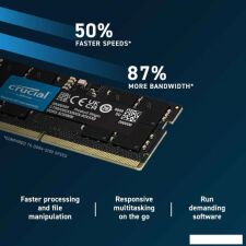 Оперативная память Crucial 16ГБ DDR5 SODIMM 5600МГц CT16G56C46S5