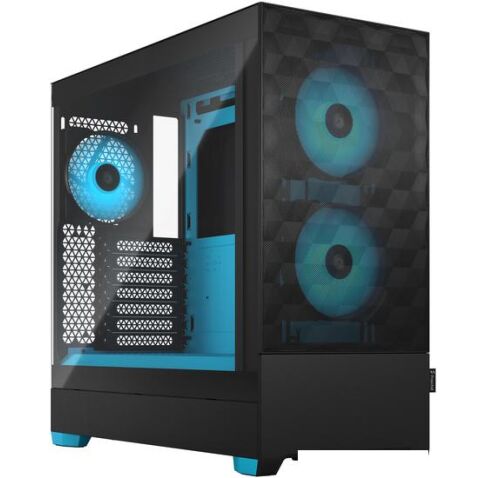 Корпус Fractal Design Pop Air RGB Cyan Core TG Clear Tint FD-C-POR1A-02