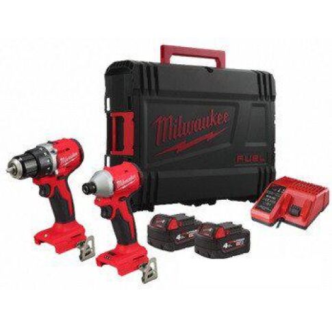 Milwaukee M18 BLCPP2B-402C 4933492836 (шуруповерт, винтоверт, 2 АКБ, кейс)