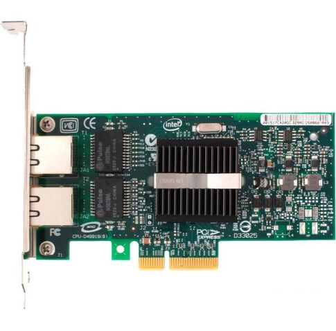 Сетевой адаптер Intel PRO/1000 PT Dual Port Server Adapter OEM [EXPI9402PTBLK]