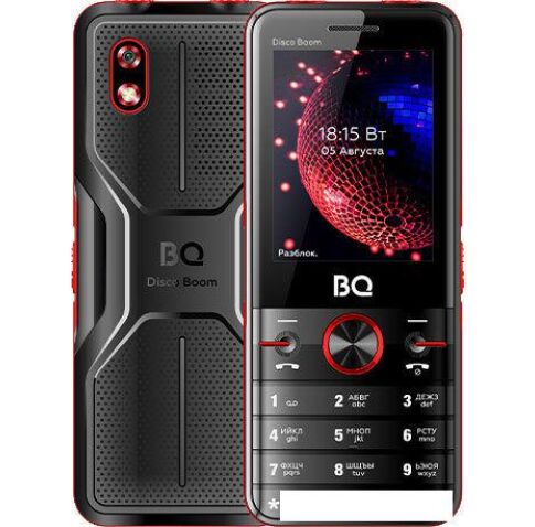 Кнопочный телефон BQ-Mobile BQ-2842 Disco Boom (красный)