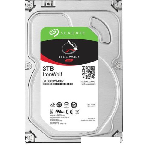 Жесткий диск Seagate IronWolf 3TB [ST3000VN007]