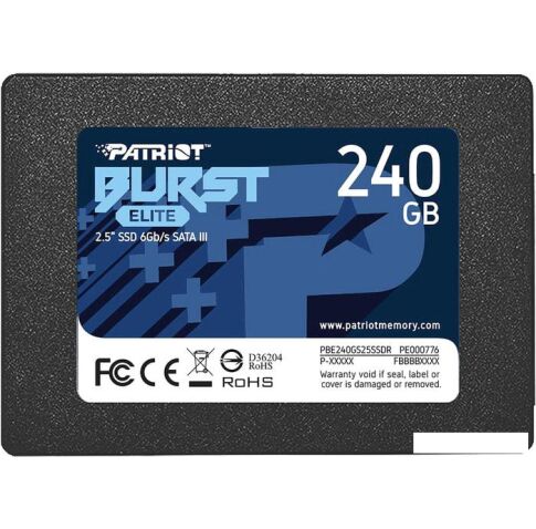 SSD Patriot Burst Elite 240GB PBE240GS25SSDR