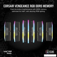 Оперативная память Corsair Vengeance RGB 2x32ГБ DDR5 6000 МГц CMH64GX5M2B6000C38