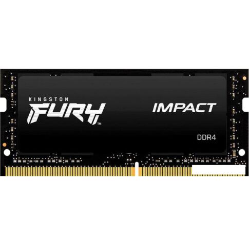 Оперативная память Kingston FURY Impact 32GB DDR4 SODIMM PC4-25600 KF432S20IB/32