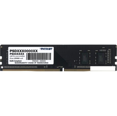 Оперативная память Patriot Signature Line 8ГБ DDR4 2666 МГц PSD48G26662