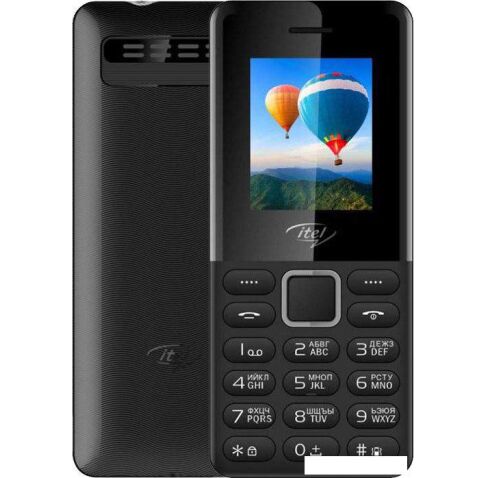 Кнопочный телефон Itel IT2163R (черный)