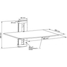 Кронштейн Trone DVD-10