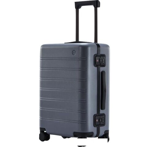 Чемодан-спиннер Ninetygo Manhattan Frame Luggage 20" (cветло-серый)