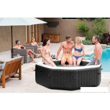 Надувной бассейн Intex Jet & Bubble Deluxe 28462 (218x71) с джакузи