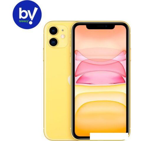 Смартфон Apple iPhone 11 128GB Восстановленный by Breezy, грейд В (желтый)