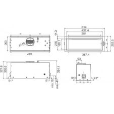 Кухонная вытяжка Elica Lane Sensor BL MAT/A/52 PRF0188472