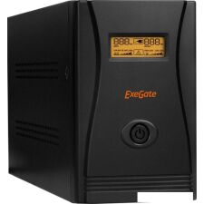 Источник бесперебойного питания ExeGate SpecialPro Smart LLB-1000.LCD.AVR.C13.RJ.USB