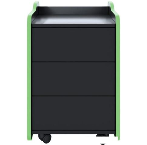 Тумба VMM Game Case 40 Black Green CS-1BKGN (черный/зеленый)