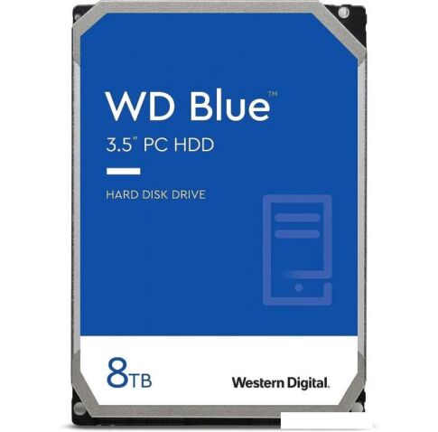 Жесткий диск WD Blue 8TB WD80EAAZ