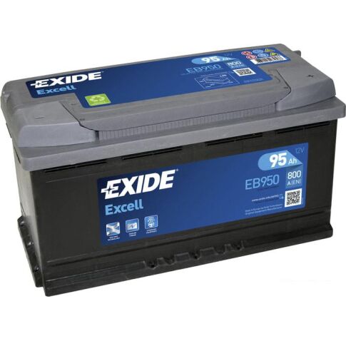 Автомобильный аккумулятор Exide Excell EB950 (95 А/ч)