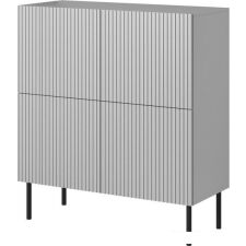 Комод Halmar Asensio KM-2 (светло-серый/черный)