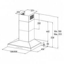 Кухонная вытяжка Korting KHC 6831 XGN