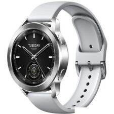 Умные часы Xiaomi Watch S3 M2323W1 (серебристый/серый, международная версия)